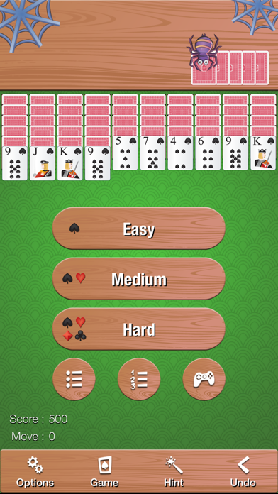 Relaxed Spider Solitaire Screenshot