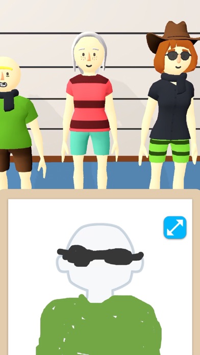 screenshot of Line Up: Draw the Criminal 3