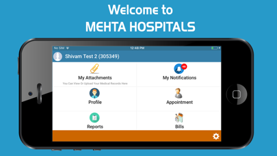 Mehta Hospitals app screenshot