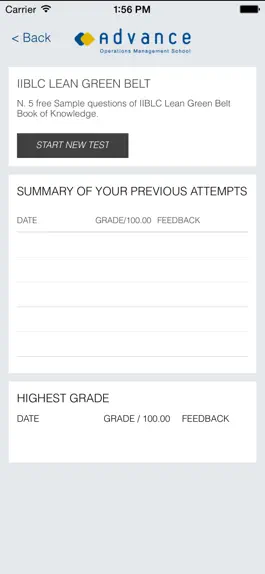 Game screenshot CGBL Lean Green Belt exam prep apk