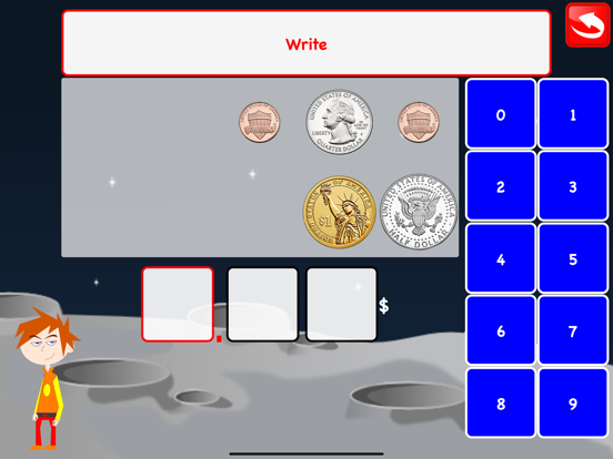 Coins Math Games Learning Lite iPad screenshot