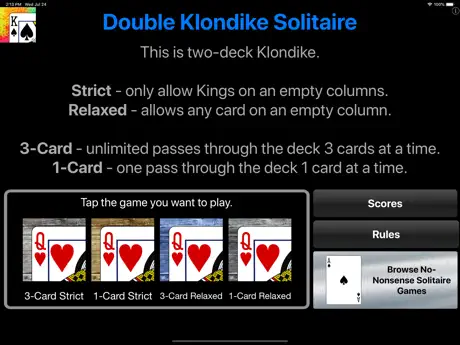 Double Klondike Solitaire