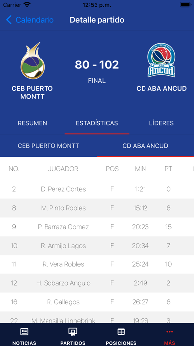 LNBCHILE Screenshot