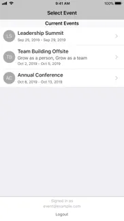 syf events iphone screenshot 3