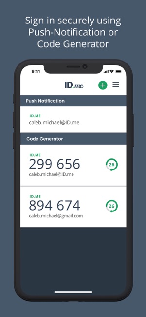 ID.me Authenticator on the App Store
