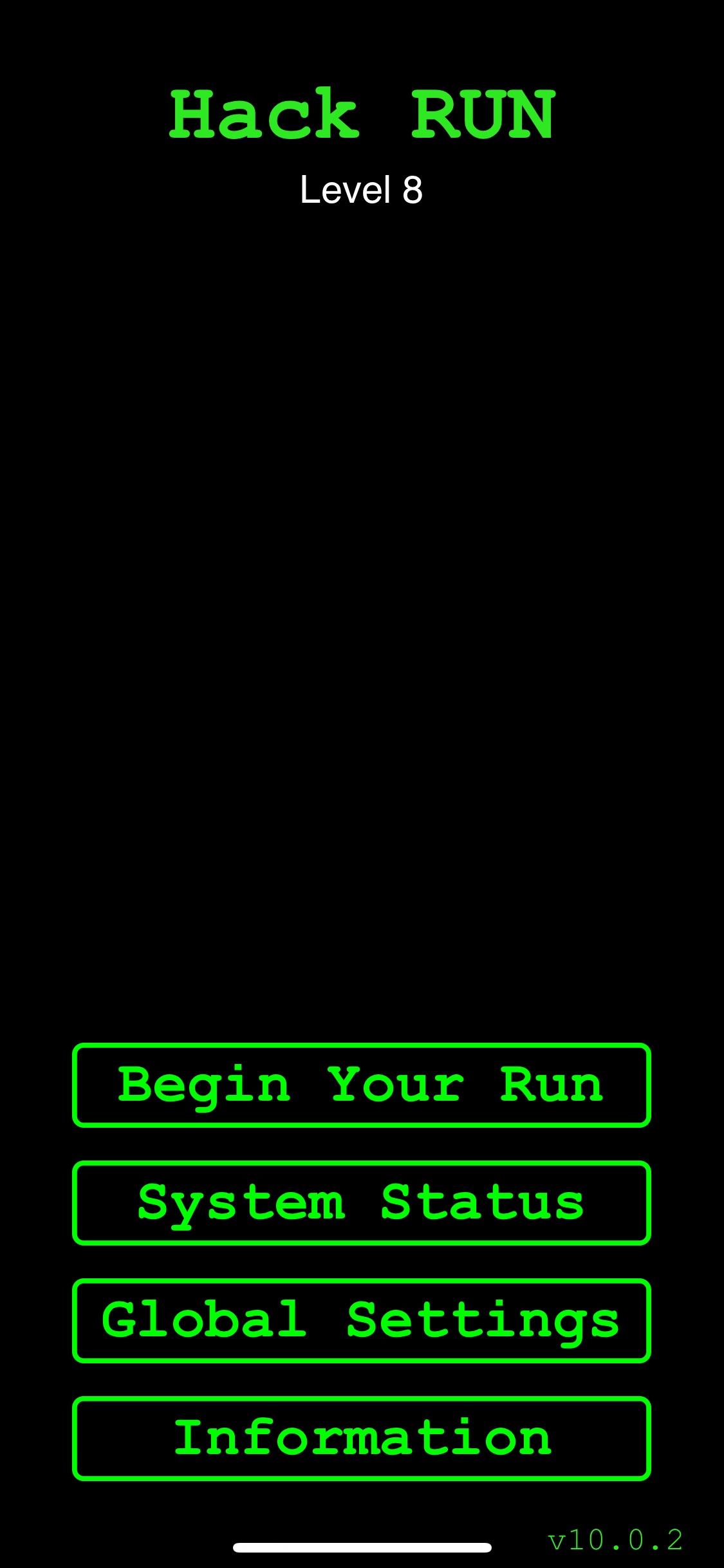 Screenshot do app Hack RUN