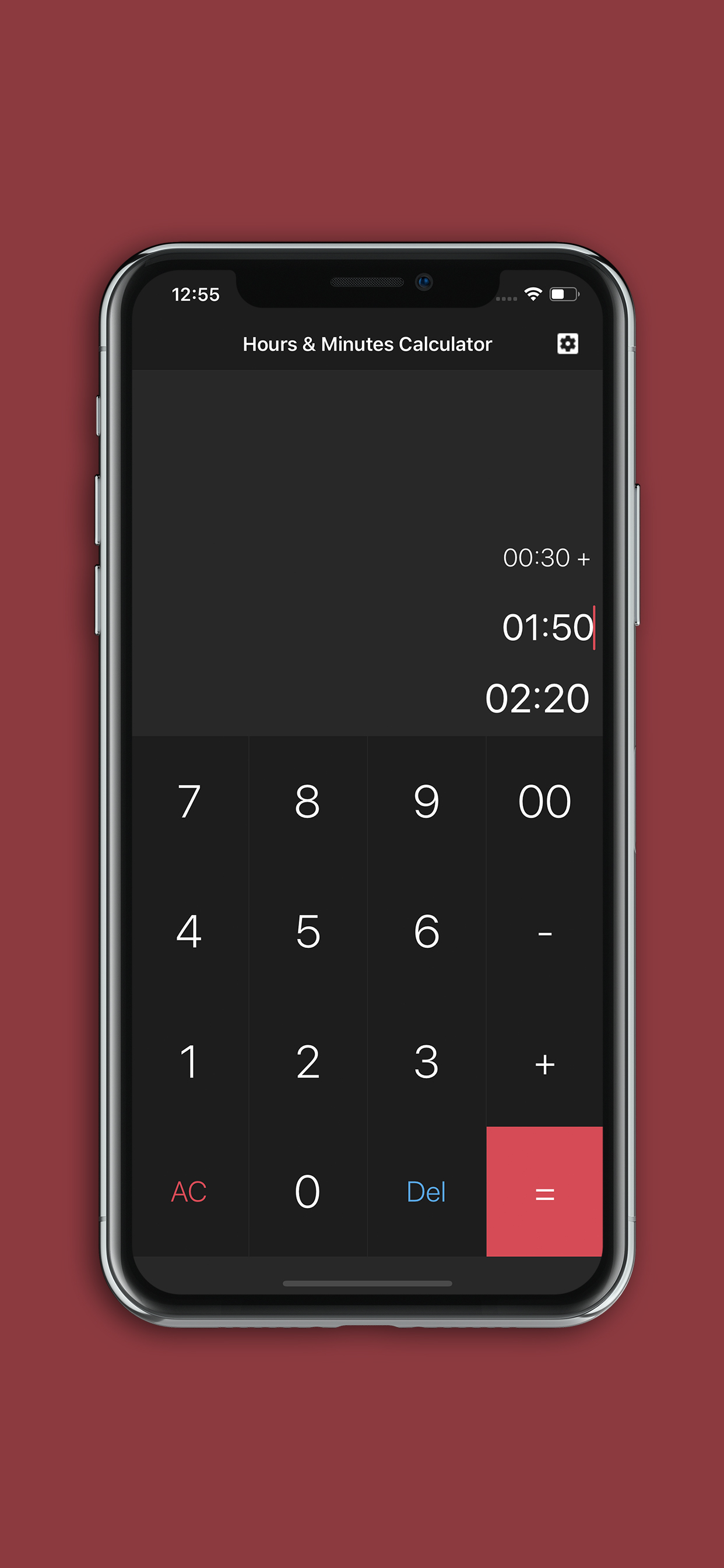 Hours & Minutes Calculator