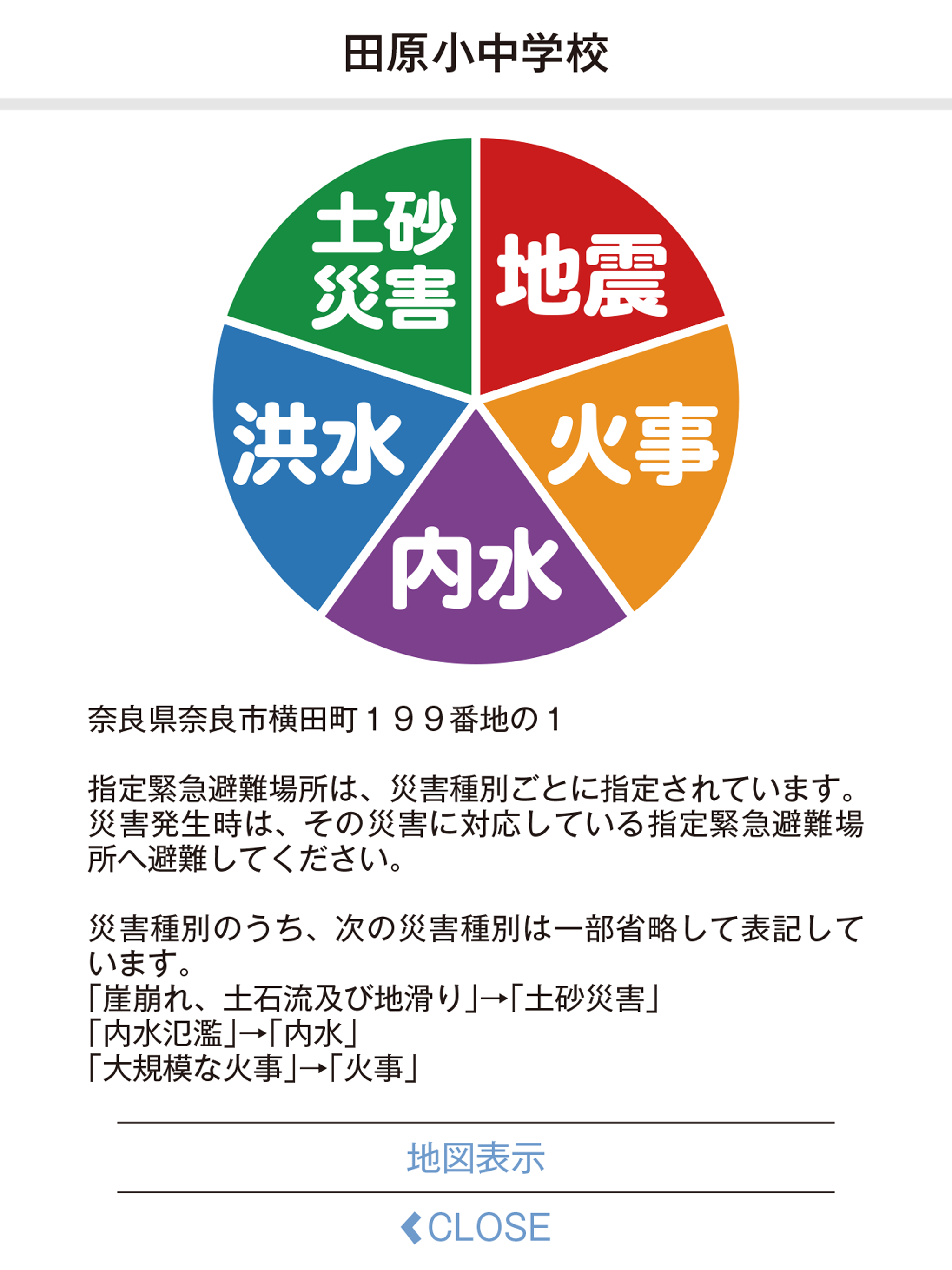 奈良県防災アプリ
