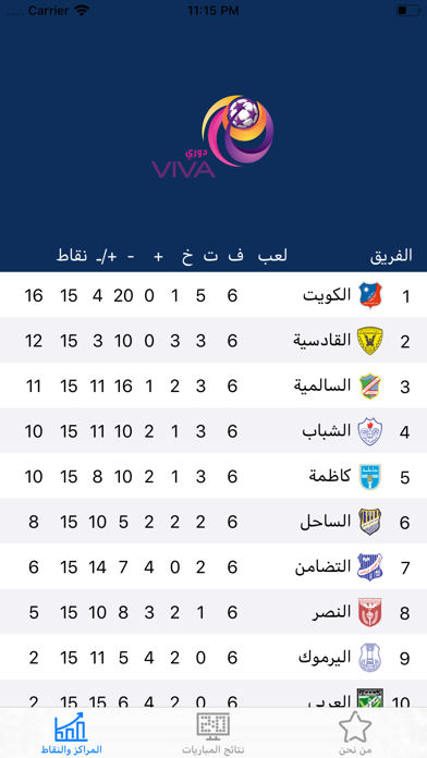 Screenshot #2 pour Q8League || الدوري الكويتي