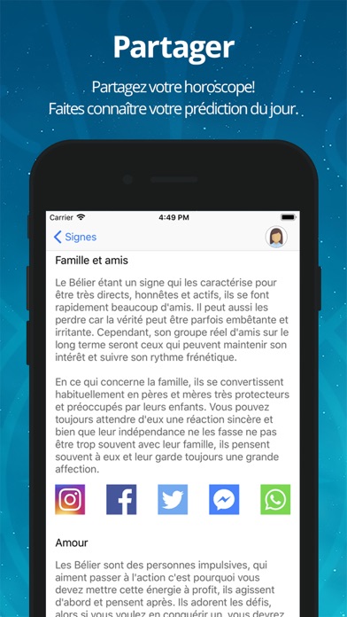 Screenshot #2 pour Horoscope du Jour & Zodiaque