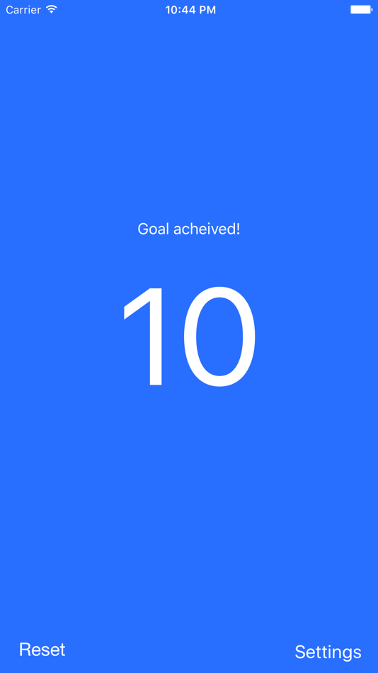 #2. Easy Counter - Set your goal! (iOS) Podle: Sungho Lee