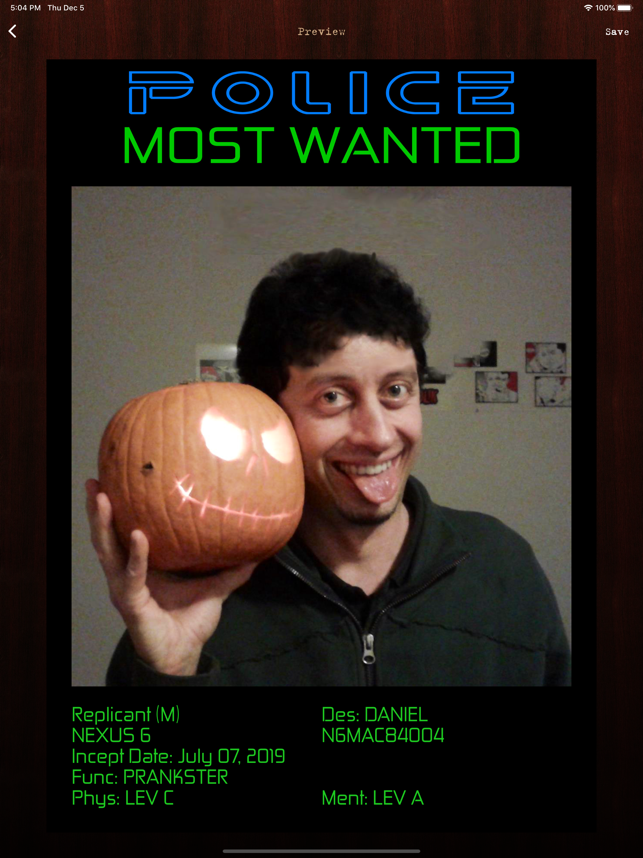 ‎Wanted Poster Pro Screenshot