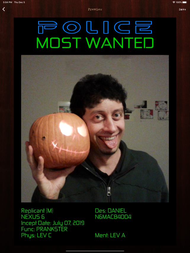 Wanted Poster Pro Screenshot