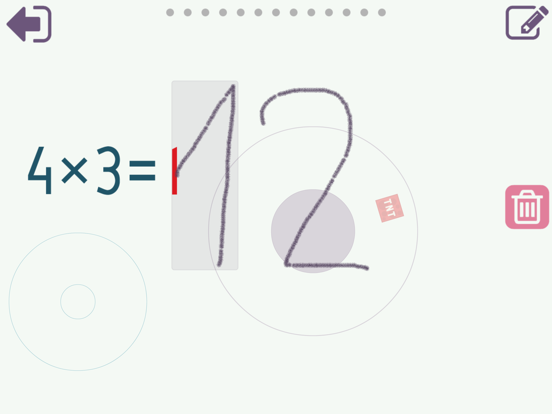 Times Tables 10x10 iPad screenshot