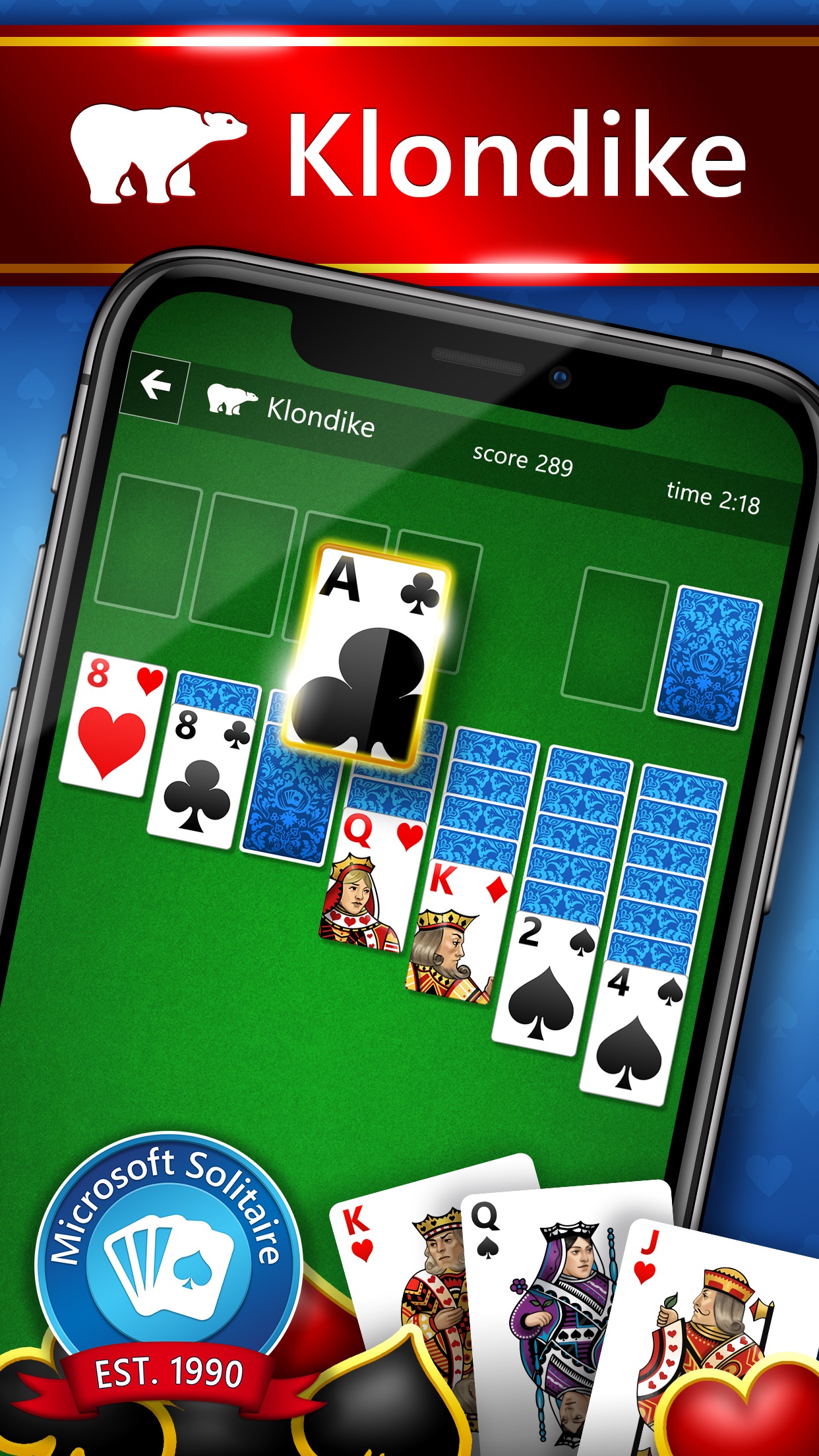 Screenshot do app Microsoft Solitaire Collection