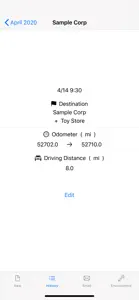 Mile Note: Car Odometer Report screenshot #3 for iPhone