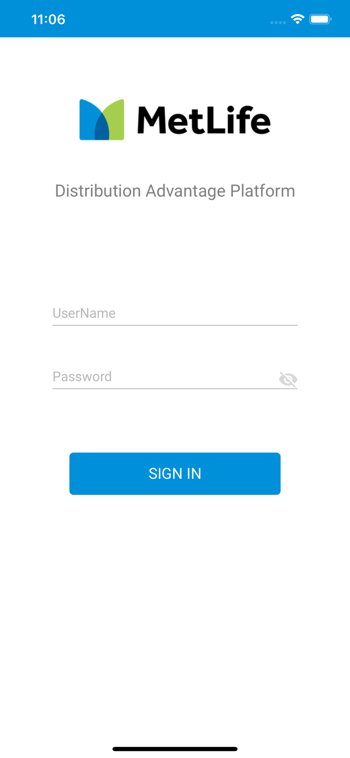 MetLife DAP screenshot 1