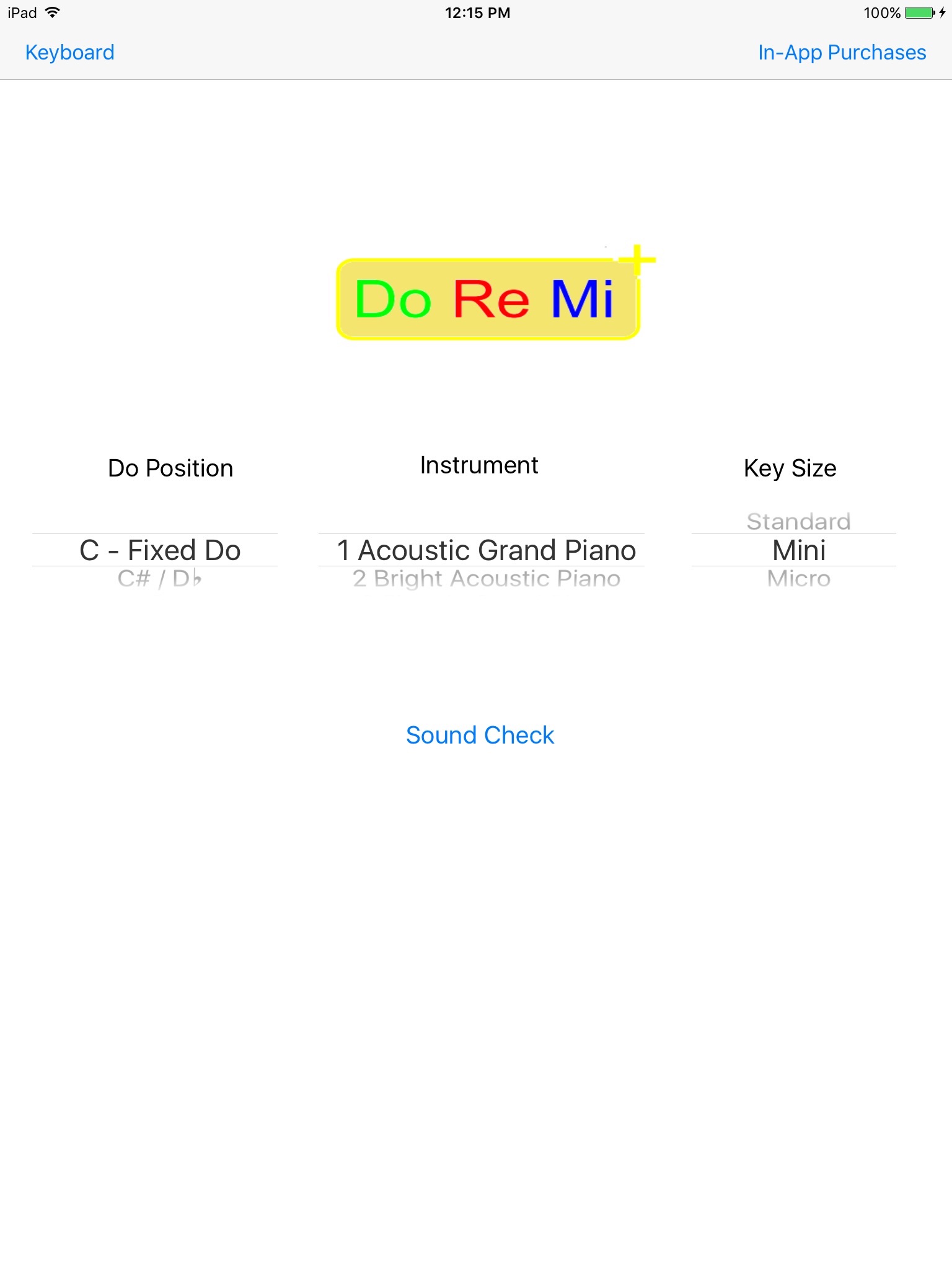 DoremiPlus Piano & Synthesizer screenshot 2