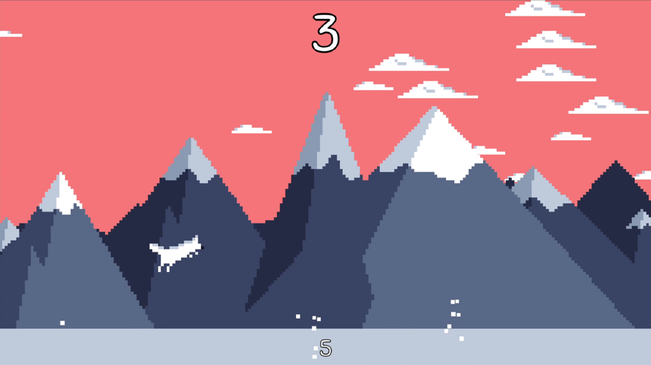 #5. Snow Pounce (iOS) 由: DevDuck, LLC