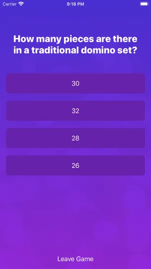 Captura de pantalla de CouchQuiz Companion en iPhone 3