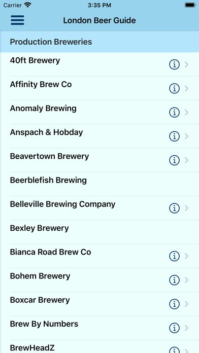 Beer Guide London Screenshot