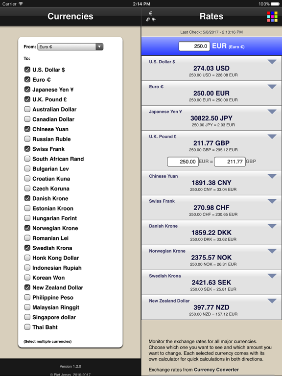 Screenshot #5 pour Rates