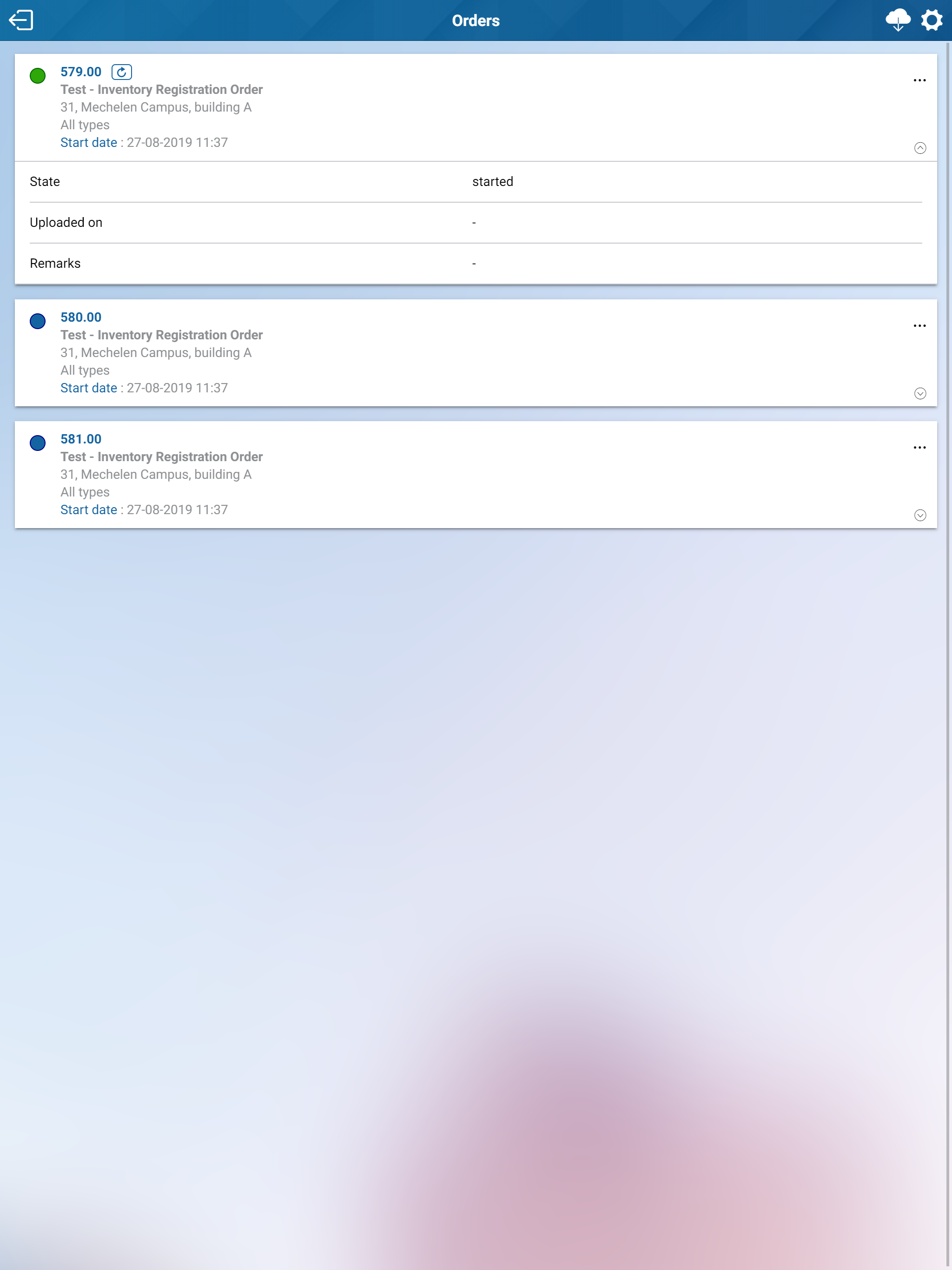 Planon Inventory App