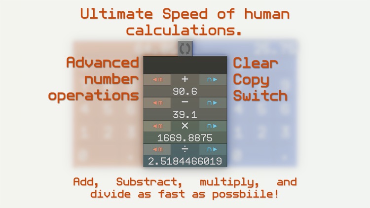 Fast Calc - dual keypad