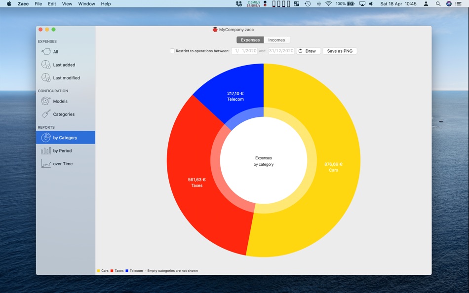 #3. Zacc - Smart Expense tracker (macOS) 由: iSolid apps