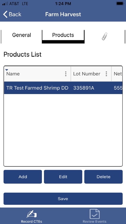 Trace Register CTE App