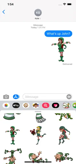 Game screenshot Elf U Christmas Stickers hack