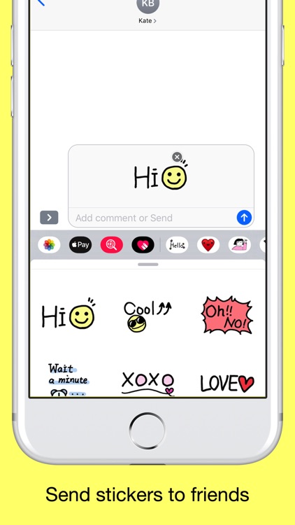 Quick phrases - text stickers screenshot-3