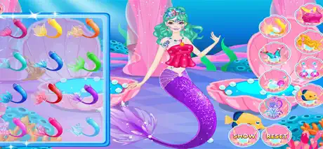 Mermaid Games, Dressing & Hair