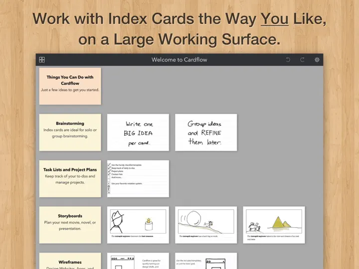 Capture d'écran de Cardflow: Index & Flash Cards sur iPhone 1
