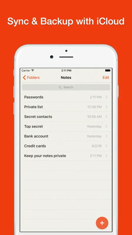 Lock Notes Pro screenshot 2 of 5