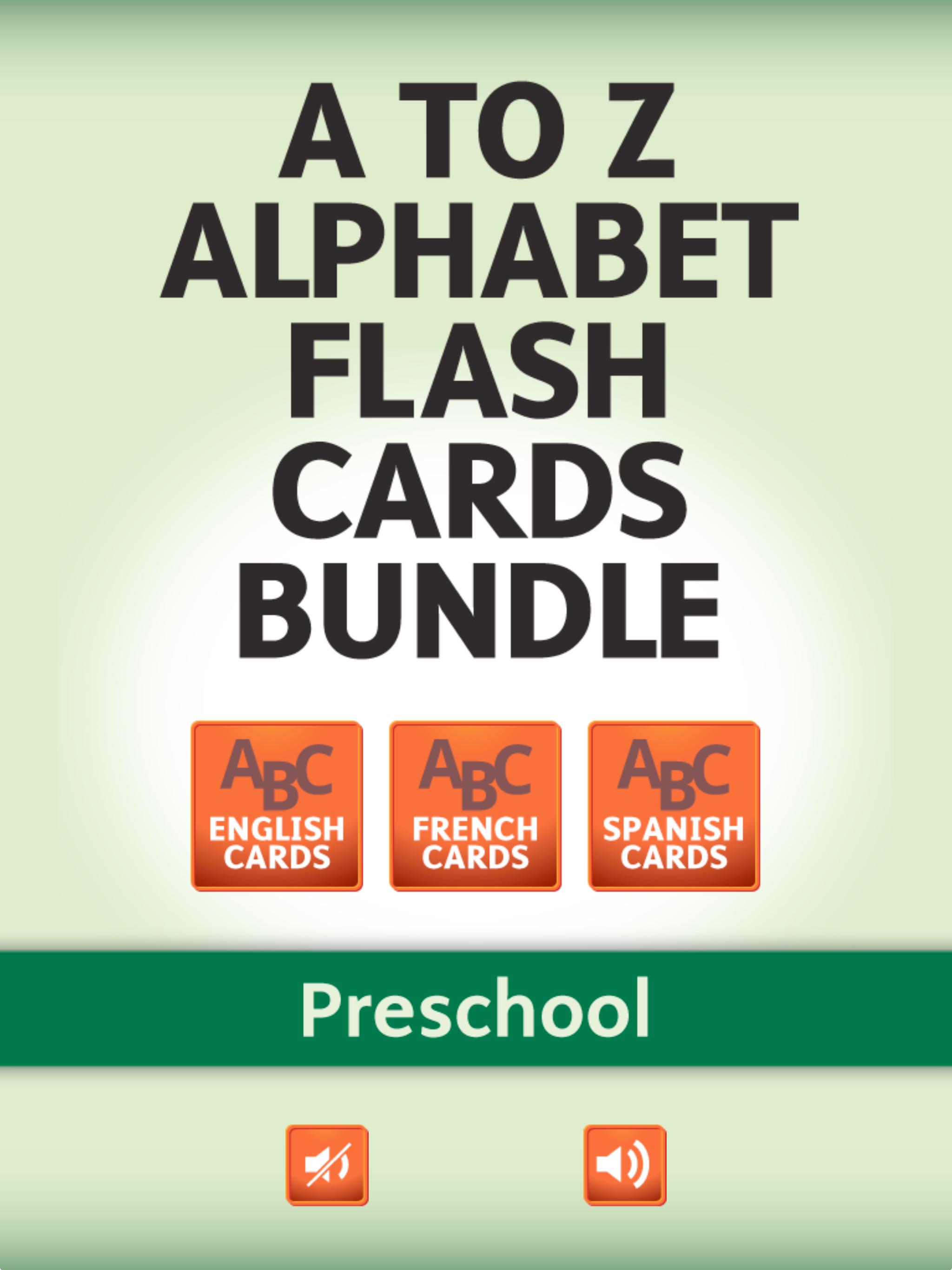 Alphabet Flash Cards Bundle