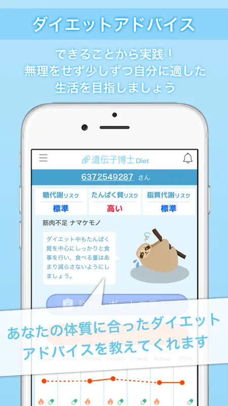 遺伝子博士ダイエットVer.1 screenshot 1 of 4