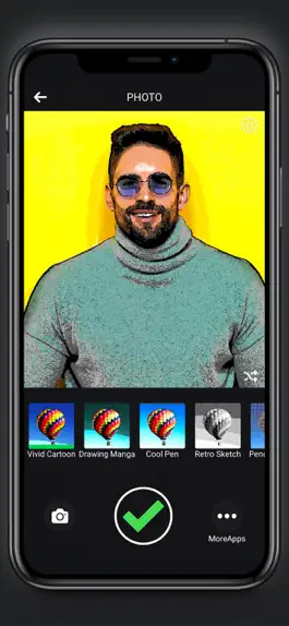 Game screenshot Мультяшная камера + apk