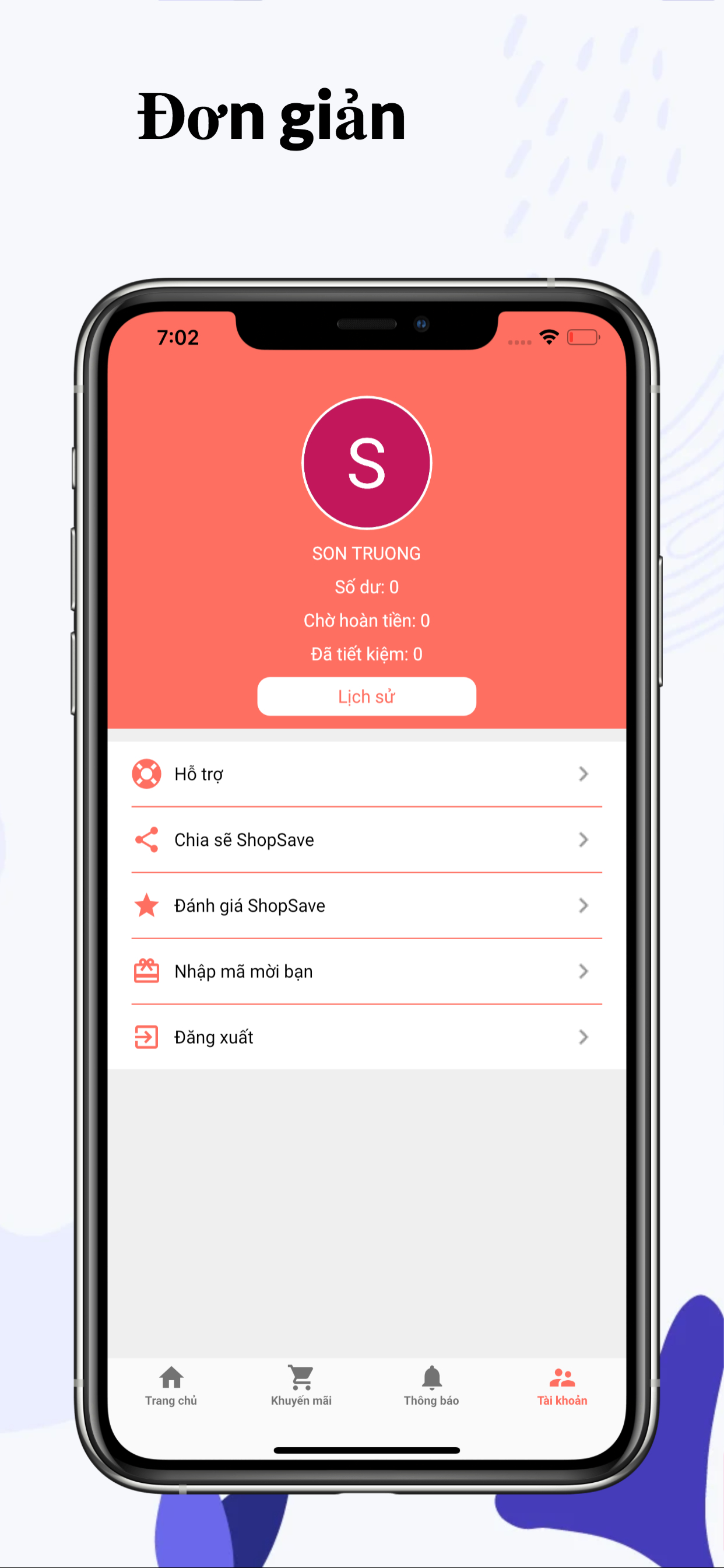 ShopSave - Mua sắm hoàn tiền
