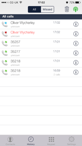 essensys Softphone (US) screenshot