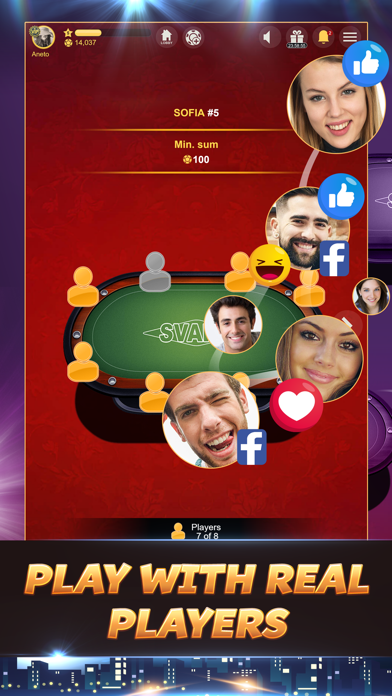 Svara - 3 Card Poker Online Screenshot