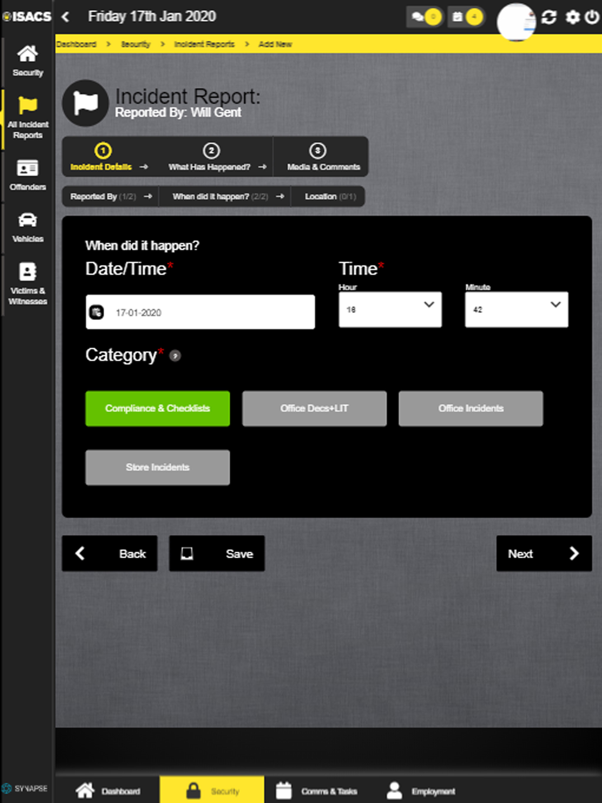ISACS - Synapse screenshot 7