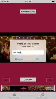 vid2mp3-video to mp3 converter iPhone Captures Décran 3