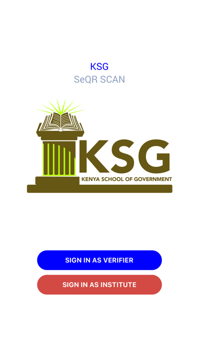 Screenshot #1 pour KSG SeQR Scan