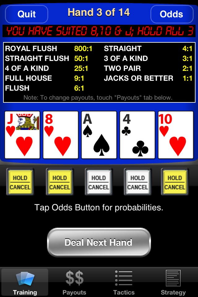 Video Poker Trainer screenshot 3