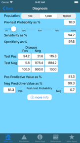 EBM Stats Calc screenshot