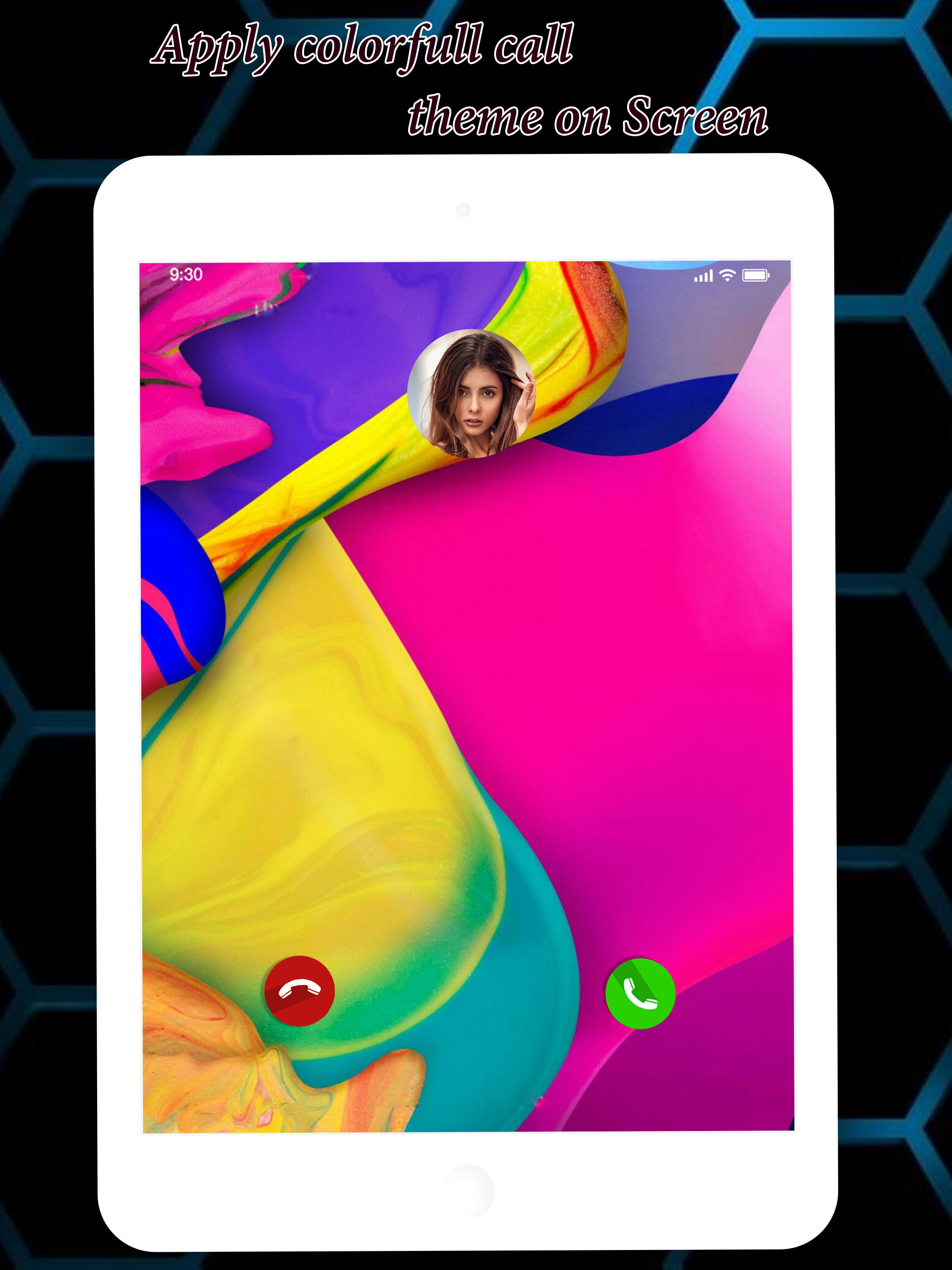 Colorful Call Flash Themes screenshot 9