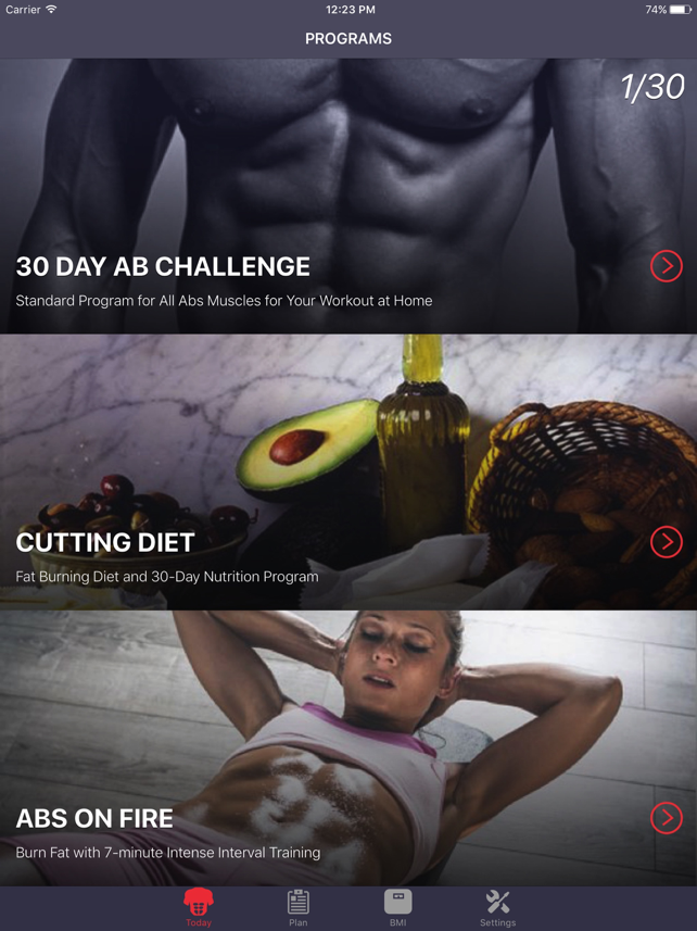 Six Pack Abs + Fat Burn Diet Screenshot