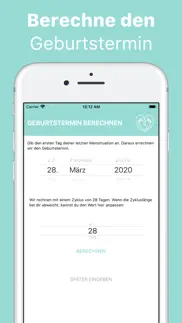 schwangerschaftswoche rechner iphone bildschirmfoto 3