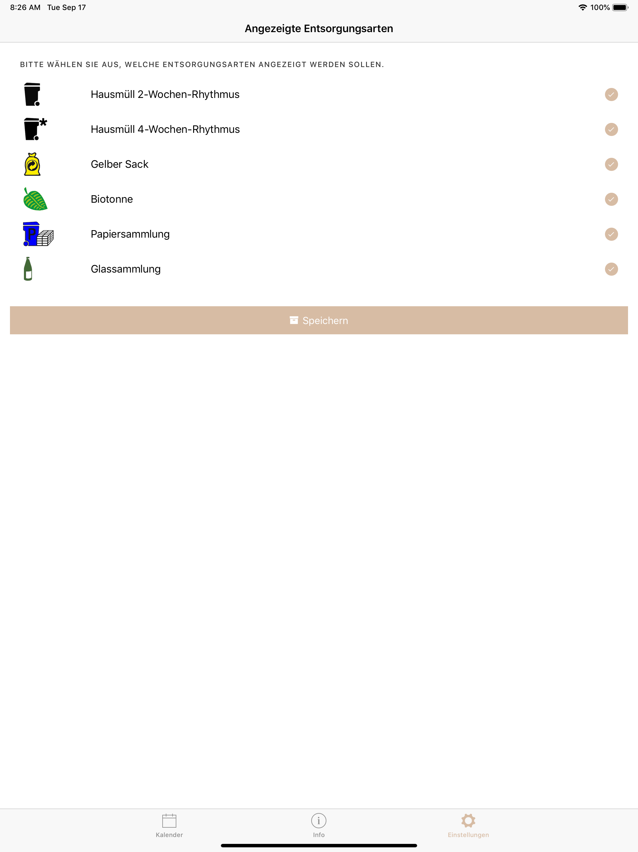 KAW Abfall App